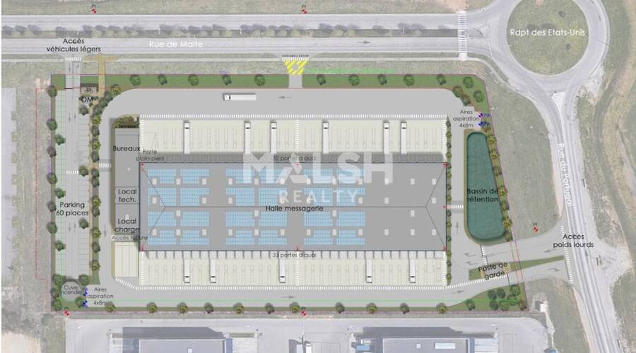 MALSH Realty & Property - Local d'activités - Lyon EST (St Priest /Mi Plaine/ A43 / Eurexpo) - Colombier-Saugnieu - 24