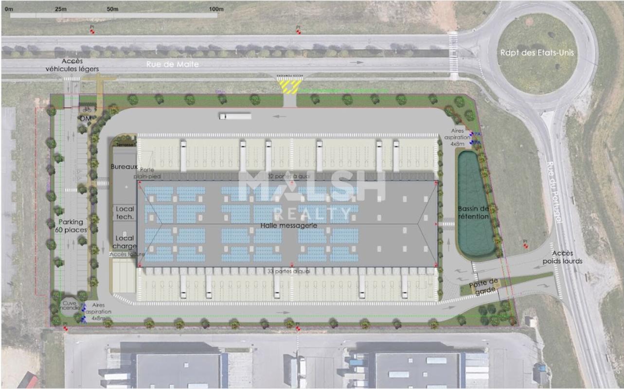 MALSH Realty & Property - Local d'activités - Lyon EST (St Priest /Mi Plaine/ A43 / Eurexpo) - Colombier-Saugnieu - 24