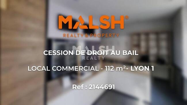 MALSH Realty & Property - Local commercial - Lyon 1 - Lyon 1 - 1