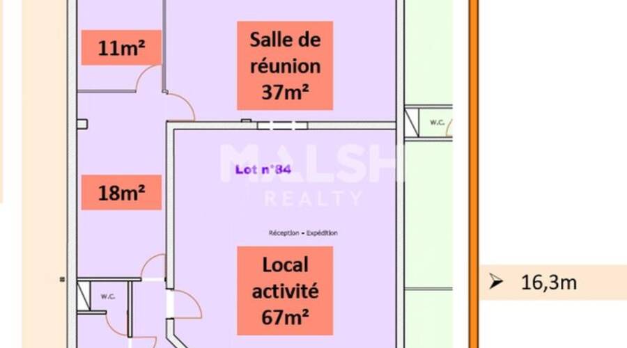 MALSH Realty & Property - Local d'activités - Carré de Soie / Grandclément / Bel Air - Villeurbanne - 15