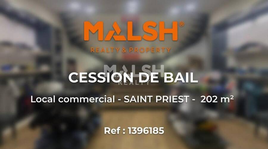 MALSH Realty & Property - Local commercial - Lyon EST (St Priest /Mi Plaine/ A43 / Eurexpo) - Saint-Priest - 1