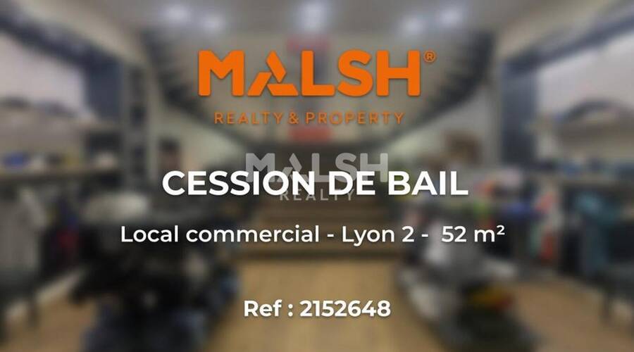 MALSH Realty & Property - Local commercial - Lyon 2° / Presqu'île - Lyon 2 - 1
