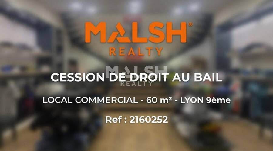 MALSH Realty & Property - Local commercial - Lyon 9° / Vaise - Lyon 9 - 1