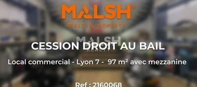 MALSH Realty & Property - Local commercial - Lyon 7° / Gerland - Lyon 7 - 1