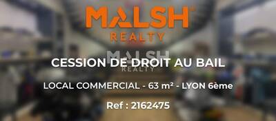 MALSH Realty & Property - Local commercial - Lyon 6° - Lyon 6 - 1