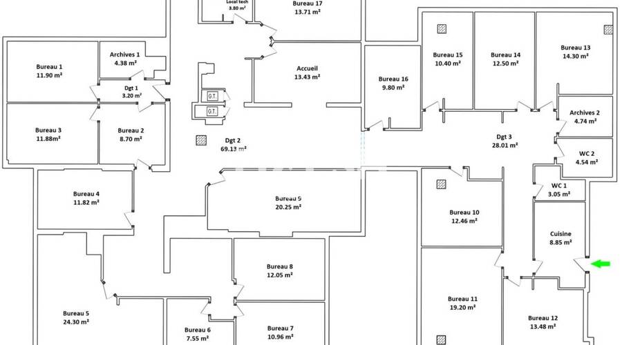 MALSH Realty & Property - Bureau - Lyon 7° / Gerland - Lyon 7 - 14