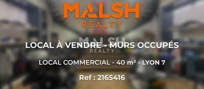 MALSH Realty & Property - Local commercial - Lyon 7° / Gerland - Lyon 7 - 1