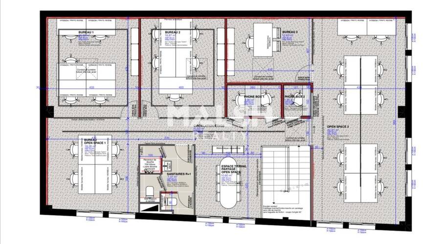 MALSH Realty & Property - Bureau - Carré de Soie / Grand Clément / Bel Air - Villeurbanne - 13