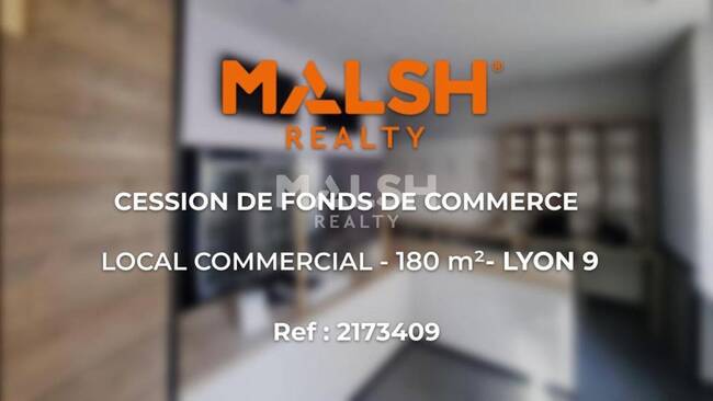 MALSH Realty & Property - Local commercial - Lyon 9° / Vaise - Lyon 9 - 1