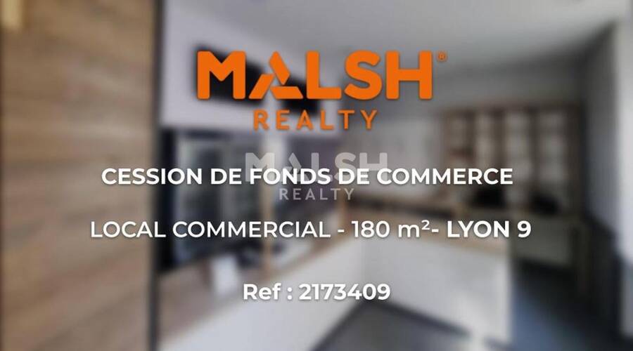 MALSH Realty & Property - Local commercial - Lyon 9° / Vaise - Lyon 9 - 1