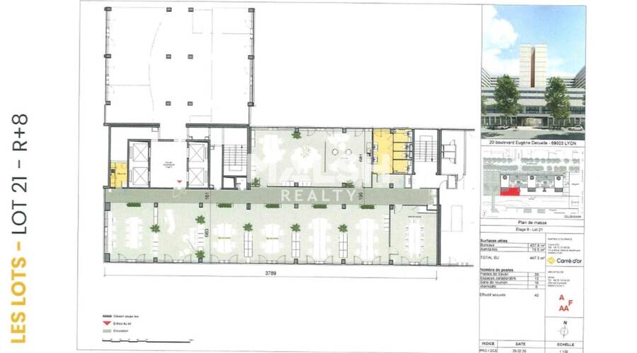 MALSH Realty & Property - Bureau - Lyon 3° / Part-Dieu - Lyon 3 - 8