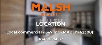 MALSH Realty & Property - Local commercial - Nord 42 - Mably - 1