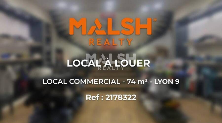 MALSH Realty & Property - Local commercial - Lyon 9° / Vaise - Lyon 9 - 1