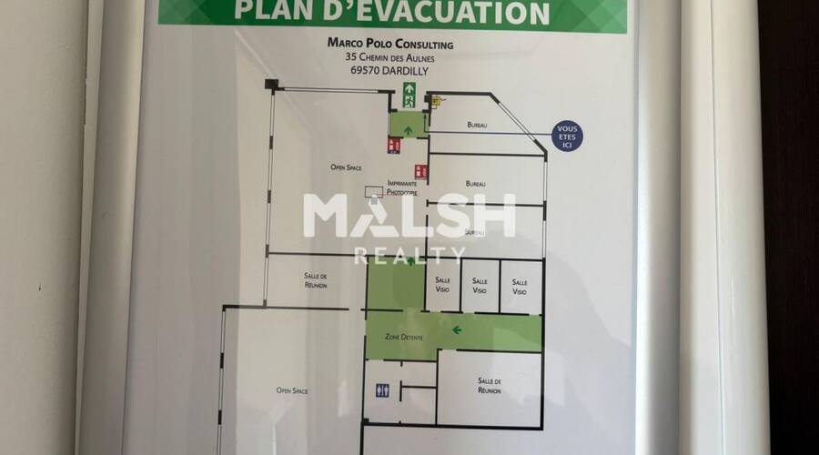 MALSH Realty & Property - Bureau - Lyon Nord Ouest (Techlid / Monts d'Or) - Dardilly - 13