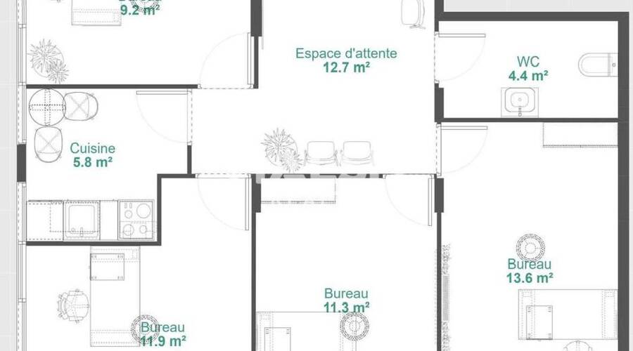 MALSH Realty & Property - Bureau - Lyon 8°/ Hôpitaux - Lyon 8 - 7