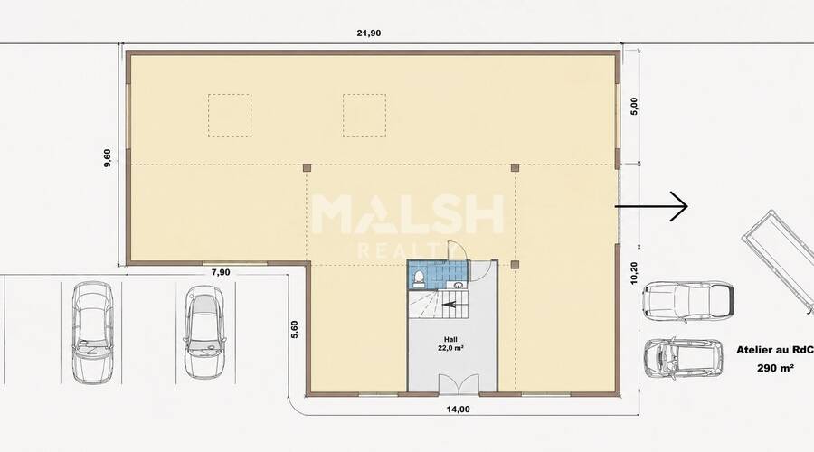 MALSH Realty & Property - Local d'activités - Lyon Nord Ouest (Techlid / Monts d'Or) - Champagne-au-Mont-d'Or - 9
