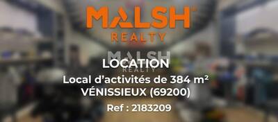 MALSH Realty & Property - Local d'activités - Lyon Sud Est - Vénissieux - 1