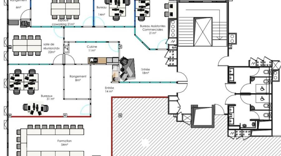 MALSH Realty & Property - Bureau - Lyon 7° / Gerland - Lyon 7 - 11