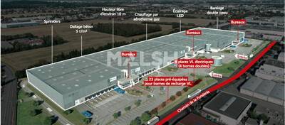 MALSH Realty & Property - Local d'activités - Lyon EST (St Priest /Mi Plaine/ A43 / Eurexpo) - Genas - 5