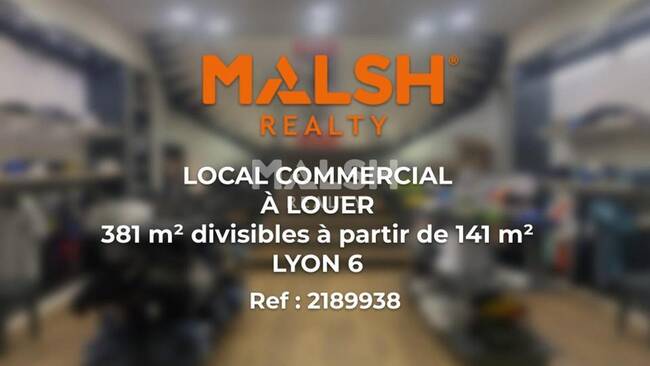 MALSH Realty & Property - Local commercial - Lyon 1 - Lyon 1 - 1