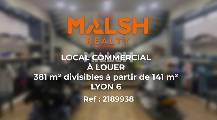 MALSH Realty & Property - Local commercial - Lyon 1 - Lyon 1 - 1