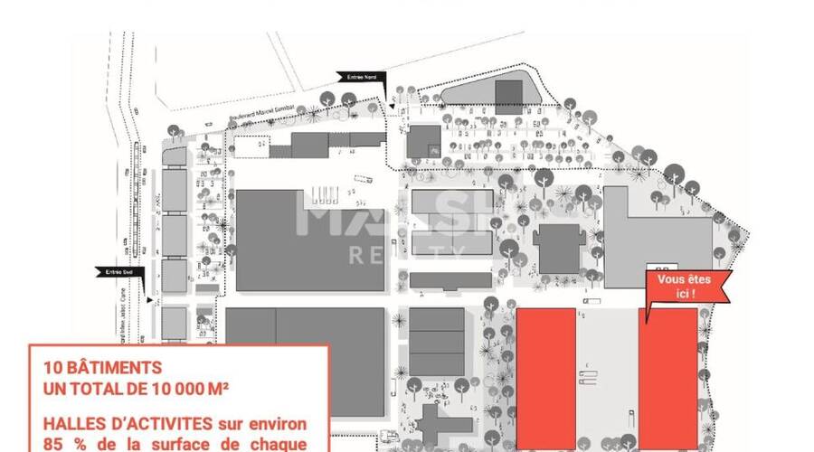 MALSH Realty & Property - Local d'activités - Lyon Sud Est - Vénissieux - 35