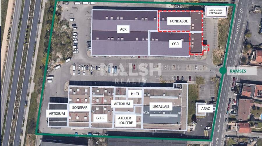 MALSH Realty & Property - Local d'activités - Carré de Soie / Grand Clément / Bel Air - Vaulx-en-Velin - 44