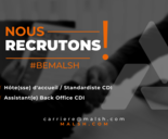 MALSH Realty & Property - MALSH-RECRUTE-standardiste-assistant