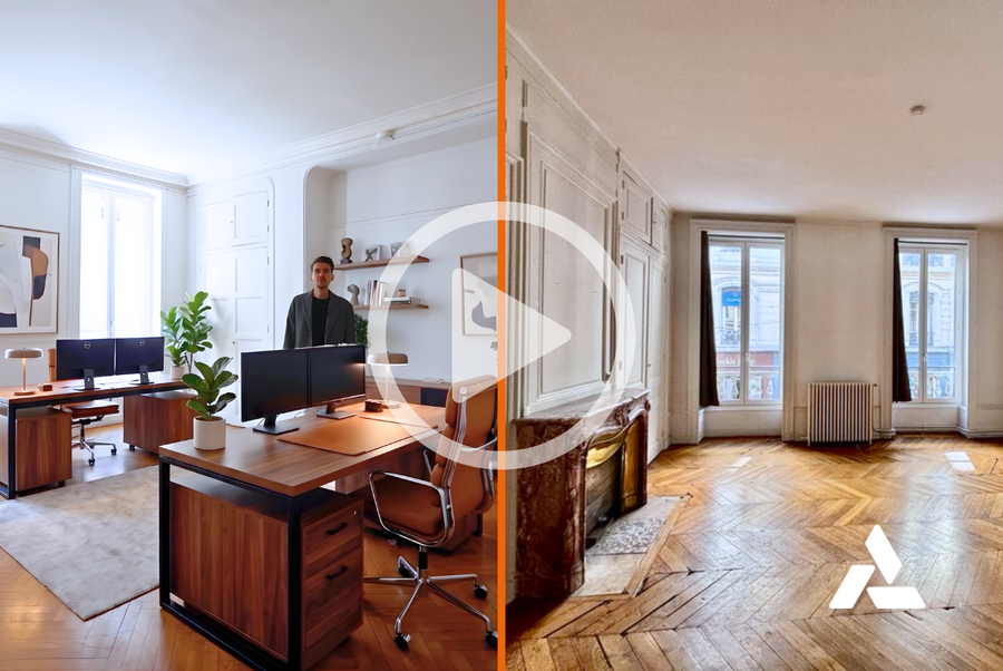 MALSH Realty & Property - visite-bureaux-amenagement-lyon-1-presqu-ile-mise-en-situations-bureau-place-des-terraux-batiment-historique-chachet-de-l-ancien-hausmannien