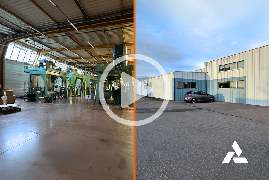 MALSH Realty & Property - visite-local-activite-malsh-realty-saint-andre-de-corcy-dombes-beaujolais-exterieurs-nords-terrain-independant-clos-securiser-hauteur-sous-plafond